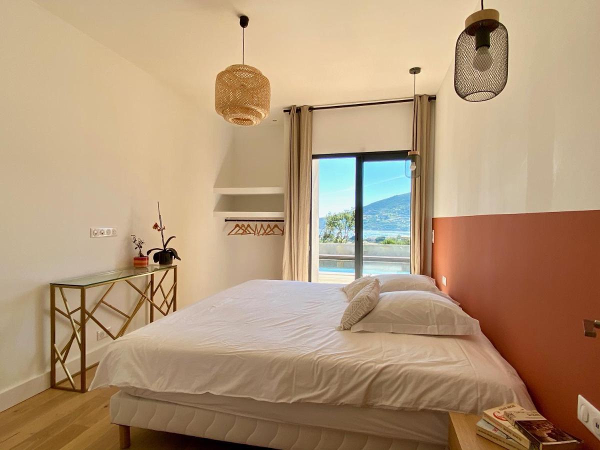Villas De Standing Avec Magnifique Vue Mer Et Piscines Privees, Sagone 萨戈内 外观 照片