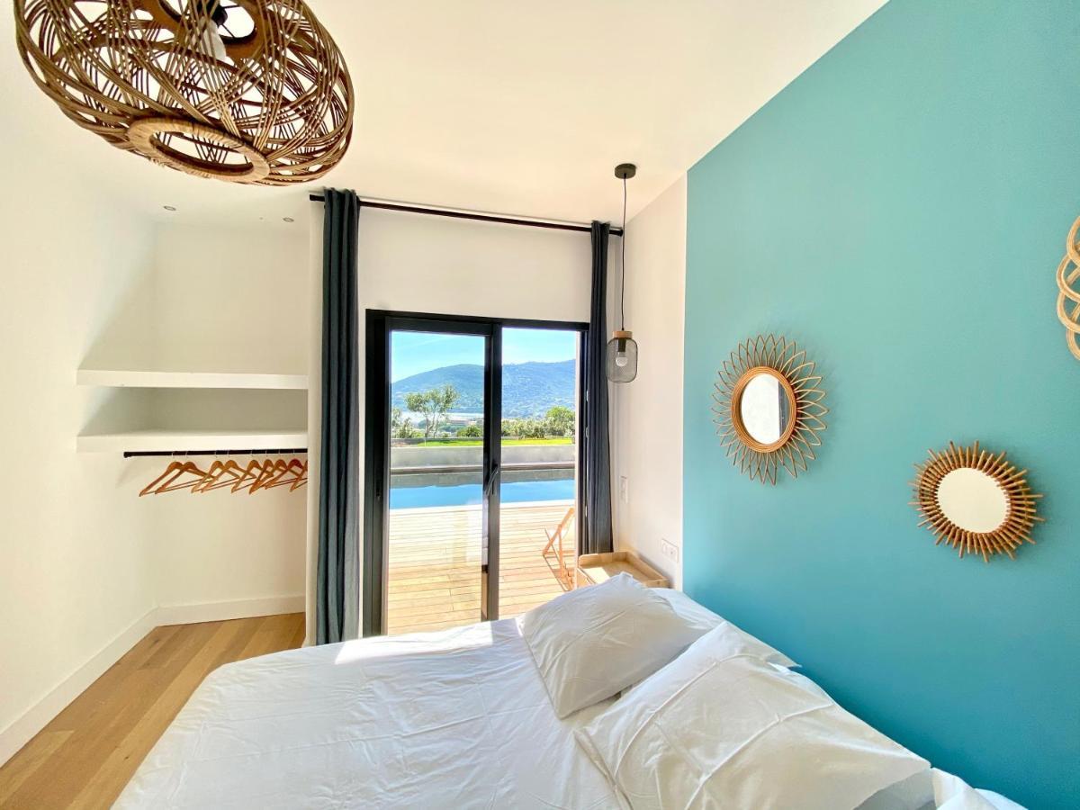 Villas De Standing Avec Magnifique Vue Mer Et Piscines Privees, Sagone 萨戈内 外观 照片