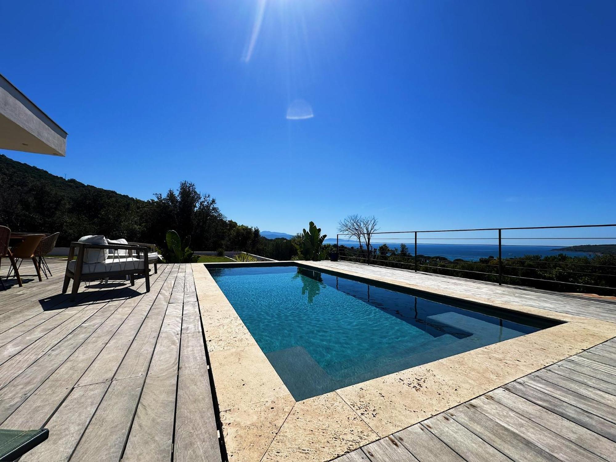Villas De Standing Avec Magnifique Vue Mer Et Piscines Privees, Sagone 萨戈内 外观 照片