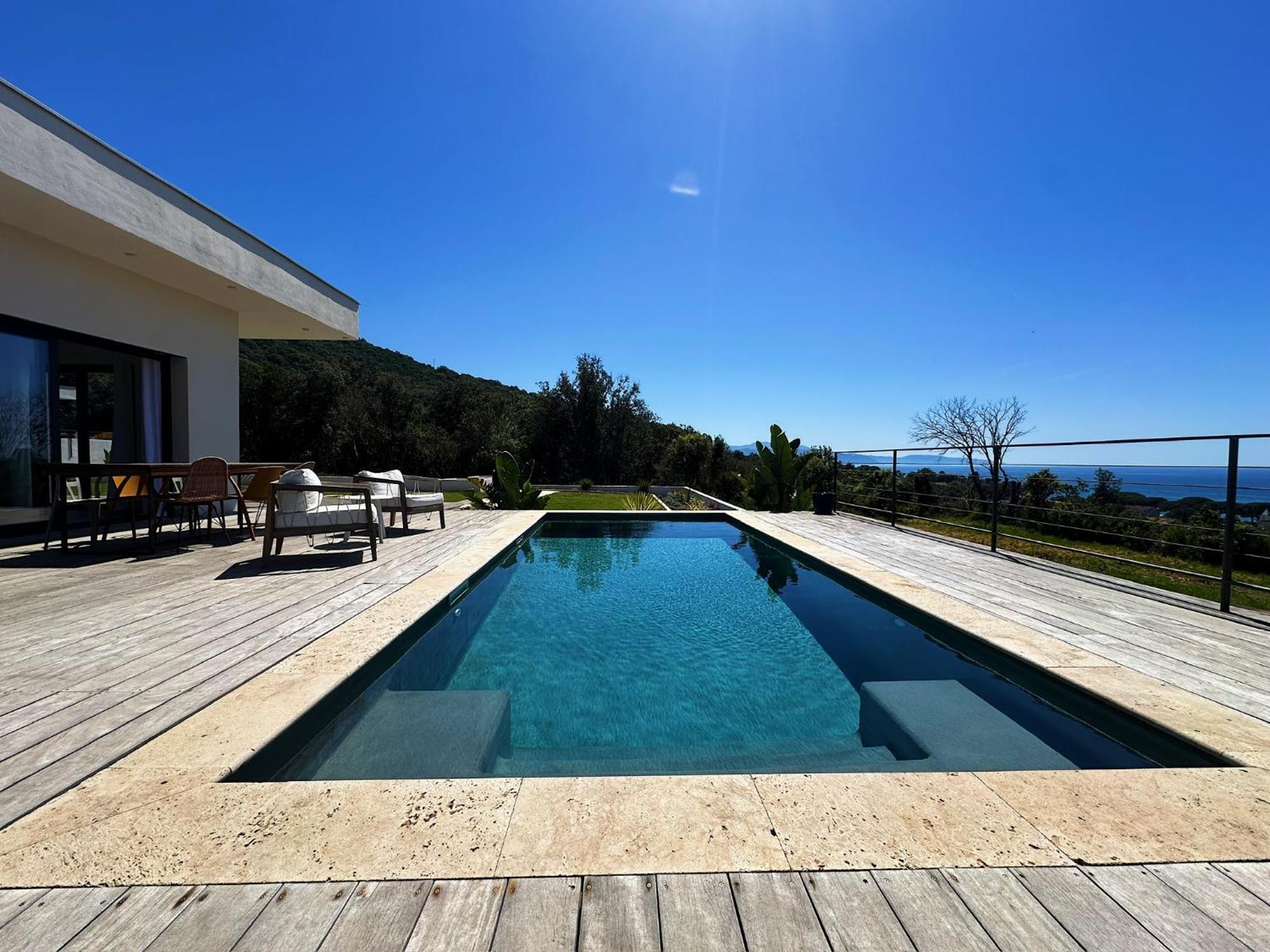 Villas De Standing Avec Magnifique Vue Mer Et Piscines Privees, Sagone 萨戈内 外观 照片