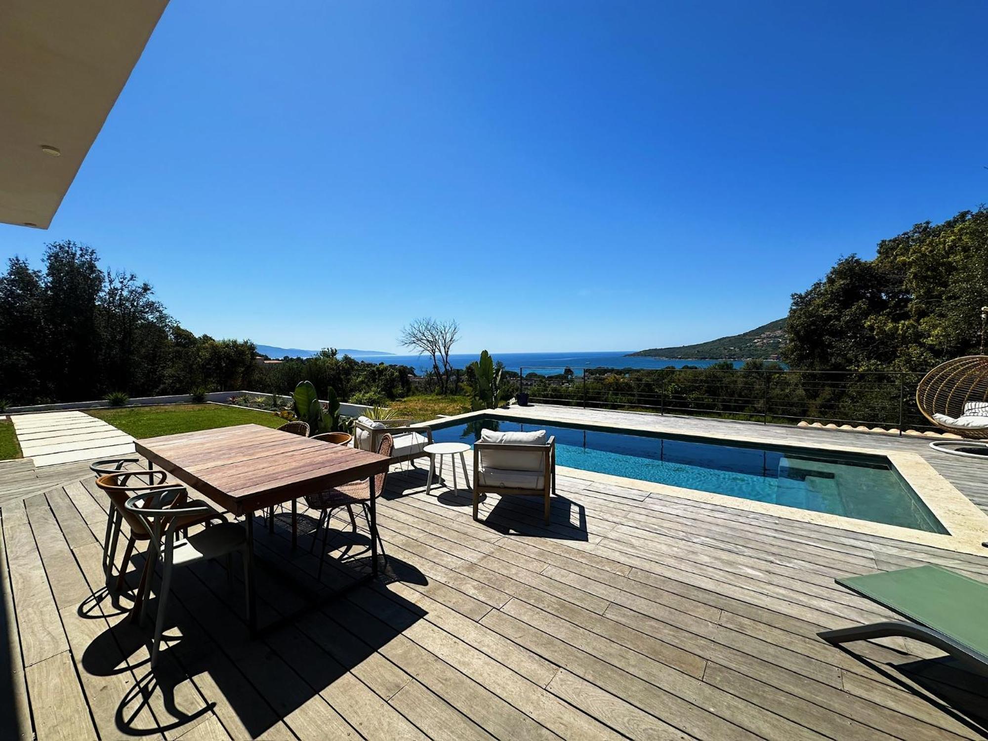 Villas De Standing Avec Magnifique Vue Mer Et Piscines Privees, Sagone 萨戈内 外观 照片