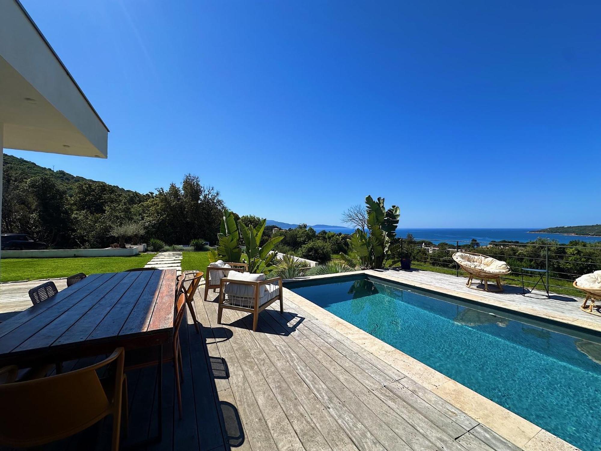 Villas De Standing Avec Magnifique Vue Mer Et Piscines Privees, Sagone 萨戈内 外观 照片